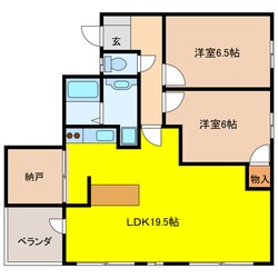 レビーナ辻の物件間取画像